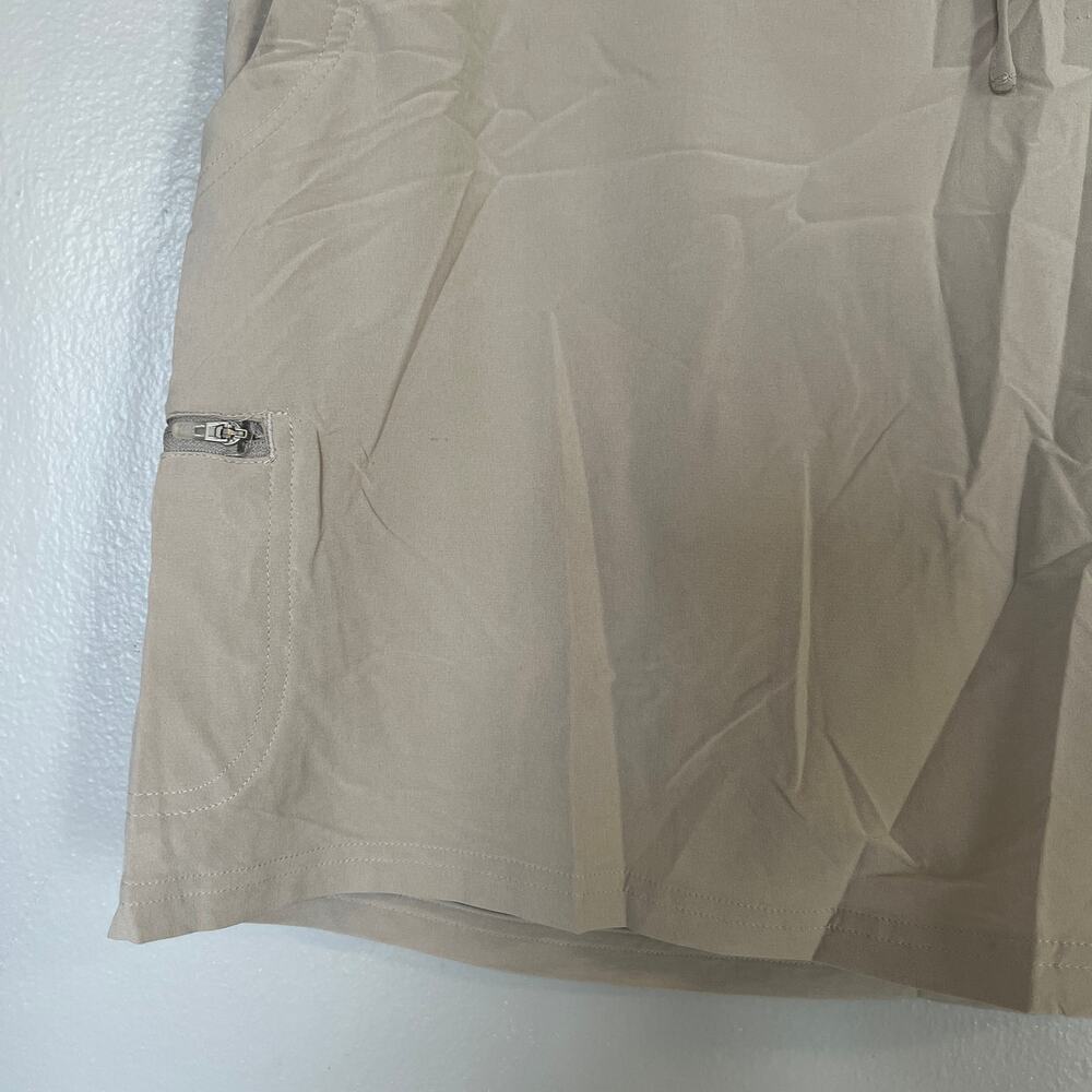 Coolibar Skort Size L Khaki Tan Mendocino Travel UPF 50+ Sun Protection Pockets - Picture 6 of 14